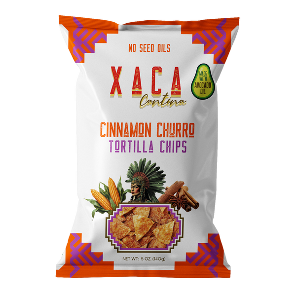 Xaca Avocado Oil Chips Cinnamon Churro