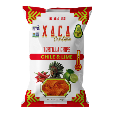 Xaca Avocado Oil Chips Chile & Lime