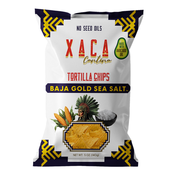 Xaca Avocado Oil Chips Baja Gold Sea Salt