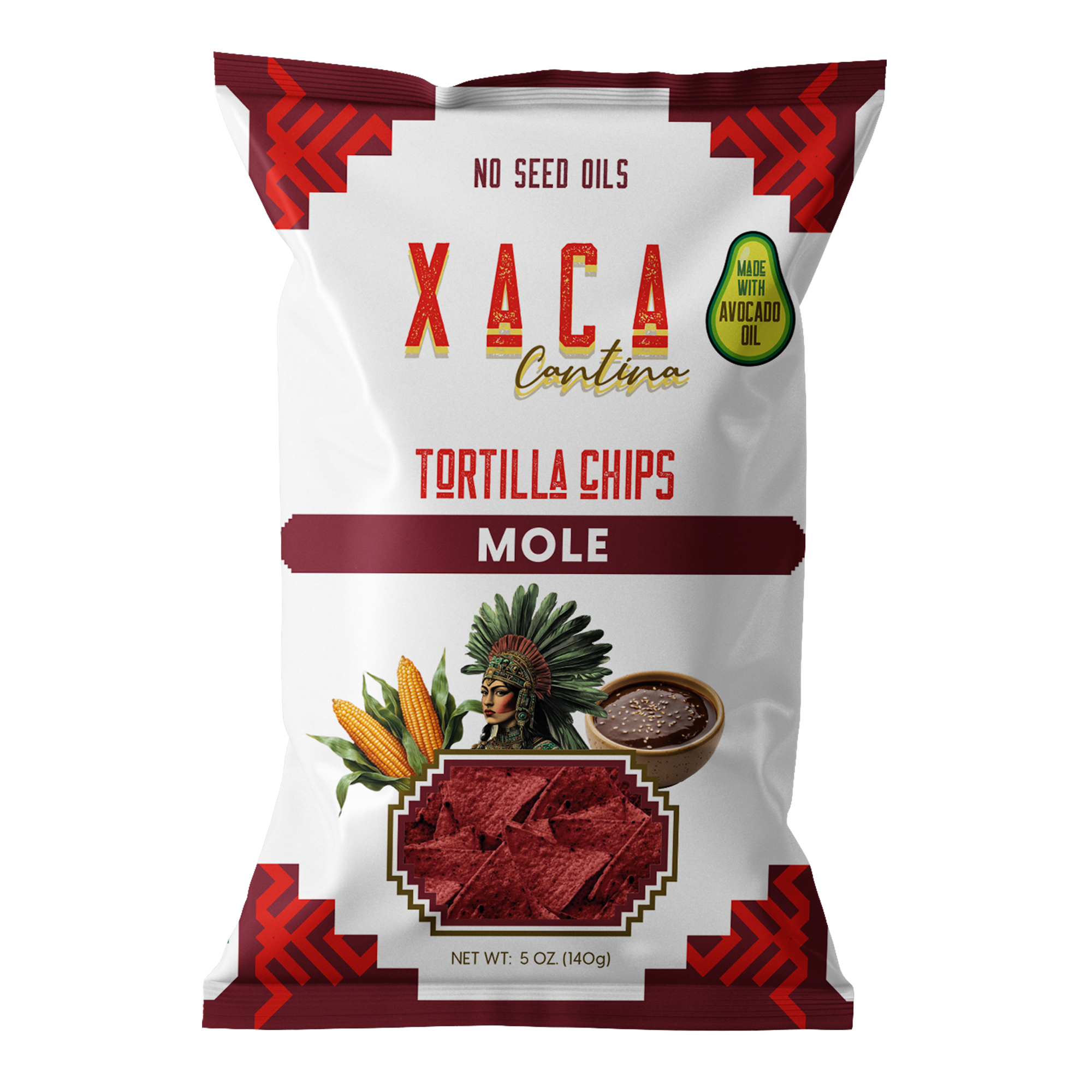 Xaca Avocado Oil Chips Mole